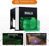 AM Products - Machine de gravure laser - 3000 mW - Contrôlable par Bluetooth - Klein et compacte - Zwart