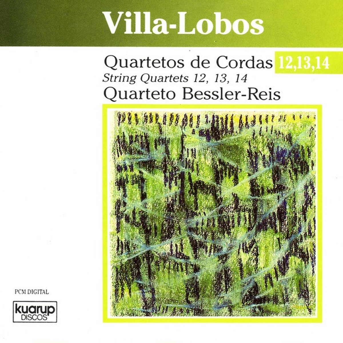 Quarteto Bessler-Reis - Heitor Villa-Lobos: Quartetos Cordas 12, 13, 14 (CD)