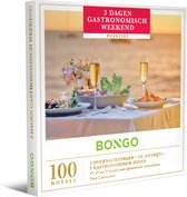 Bongo Bon - 3 DAGEN GASTRONOMISCH WEEKEND - Cadeaukaart cadeau voor man of vrouw