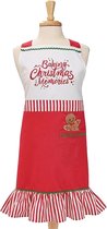 Viv! Christmas Kerst Keukenschort - Baking Christmas Memories - kerstschort volwassene - katoen - rood wit Katoen / Rood Multi
