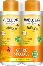 Weleda Baby Calendula Inwrijfmiddel Set van 2 x 400 ml