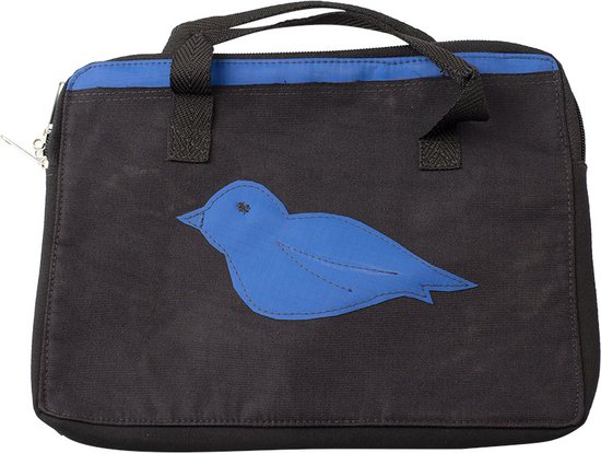 Recycle ipad tas | Procean | blauwe vogel