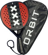 Orbit Jofel Amsterdams Padel racket - padel - inclusief beschermhoes - 100% carbon
