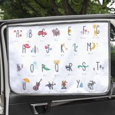 Magneetsluiting auto zonwering gordijn voor zijraam voor baby kinderen - parasol displaybeschermfolie - beschermt tegen verblinding en hitte