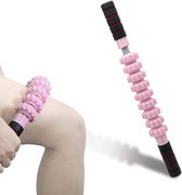 Anti-cellulitis Multifunctionele Spiermassagerol - Lymfedrainage en Pijnverlichting - Massage Roller voor Cellulitis - Spiermassage Rol - Zwarte Kleur - Duurzaam Materiaal - Professionele Massage Hulpmiddel