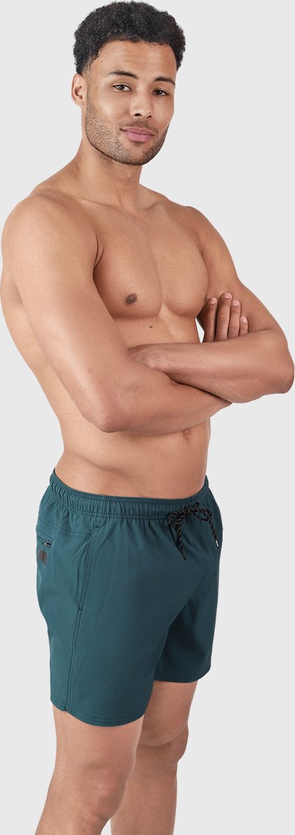 Brunotti Bru - conic Zwembroek Heren - Zwemshort met 4 - Way Stretch - Fuel Green — afbeelding 4
