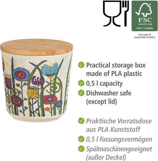 WENKO Nero Boîte De Rangement étanche étanche En Métal Laqué Avec