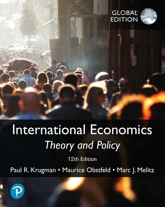 International Economics: Theory and Policy, Global Edition - cover