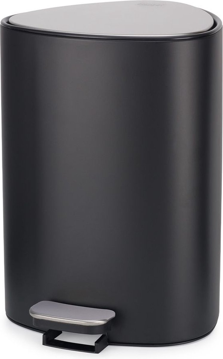 Goedkoopste Joseph Joseph Prullenbak – Luxe Soft-Close Pedaalemmer met Binnenemmer & Opbergvak voor Vuilniszakken - Matt Black