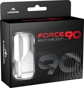 MISSION FORCE 90 WHITE NO6 - DART FLIGHTS - TWEENIE - INBETWEEN