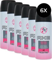 Axe 48 H Fresh Deodorant Spray Anarchy For Her - 6 x 150 ml