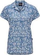 Jack Wolfskin Sommerwiese Shirt Women - Outdoorshirt - Dames - Leaves Element Blue - Maat S