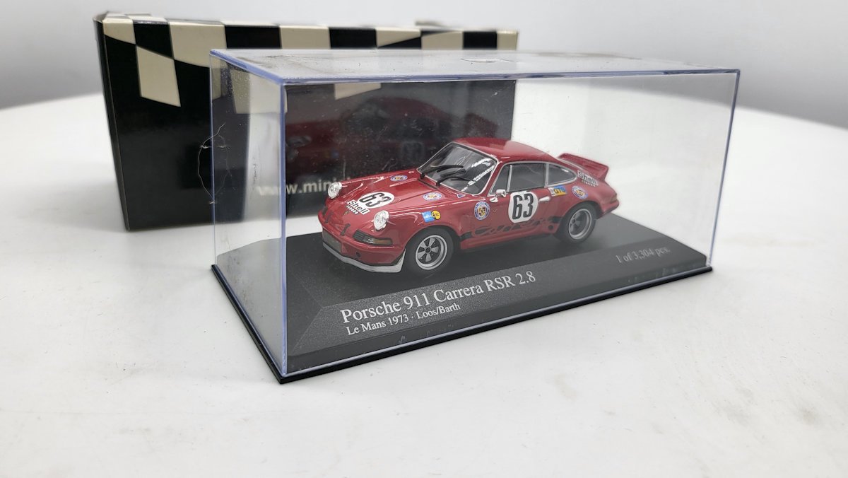 Porsche 911 Carrera RS 2.8 Le Mans Gelo Racing Team 1:43 430736963 MINICHAMPS diecast model car / scale model For Sale