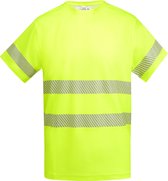 Technisch hoog zichtbaar / High Visability T-shirt met korte mouwen Geel model Tauri