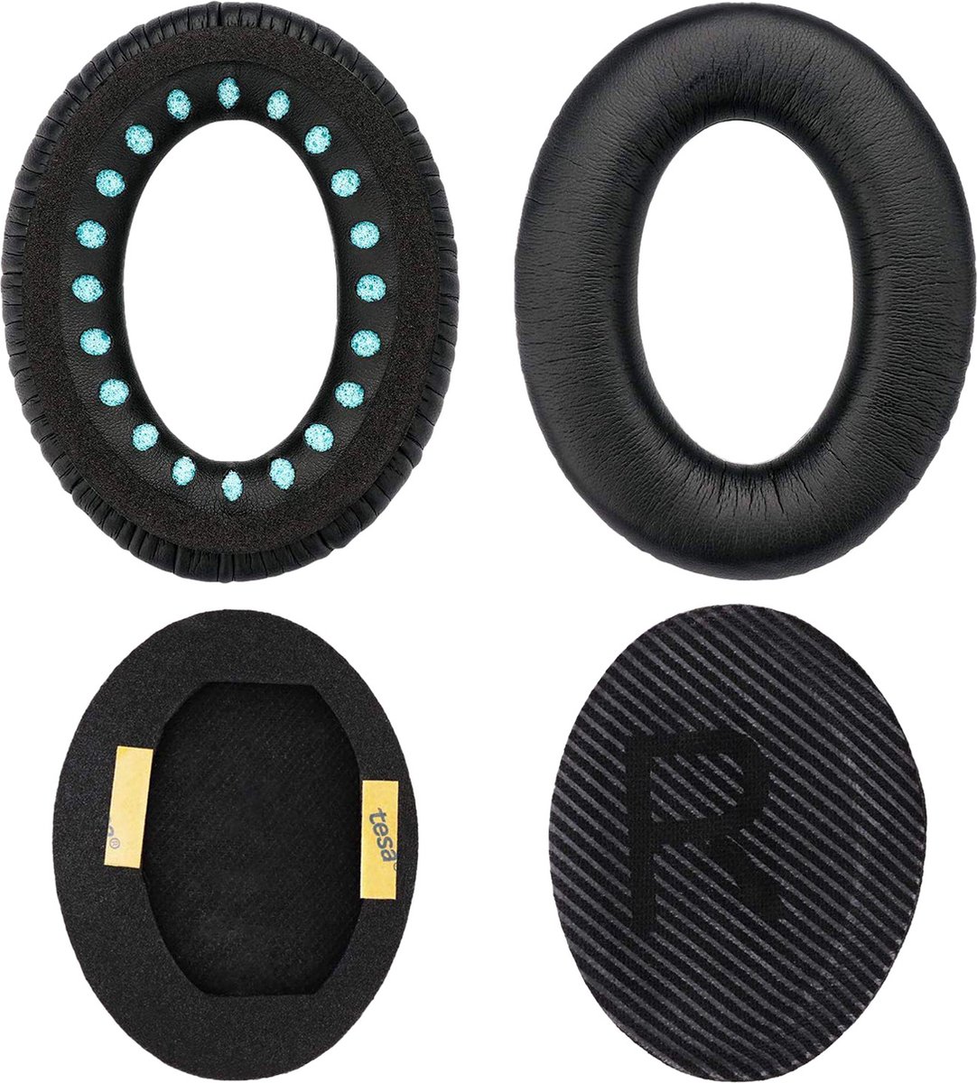 MMOBIEL Oorkussens voor Bose QuietComfort 35 (QC35) / Bose Quiet Comfort 35 II (QC35 II) Over-ear Hoofdtelefoon - Protein PU Koptelefoon Oorkussens - Hoofdtelefoon Earpads thumbnail 2