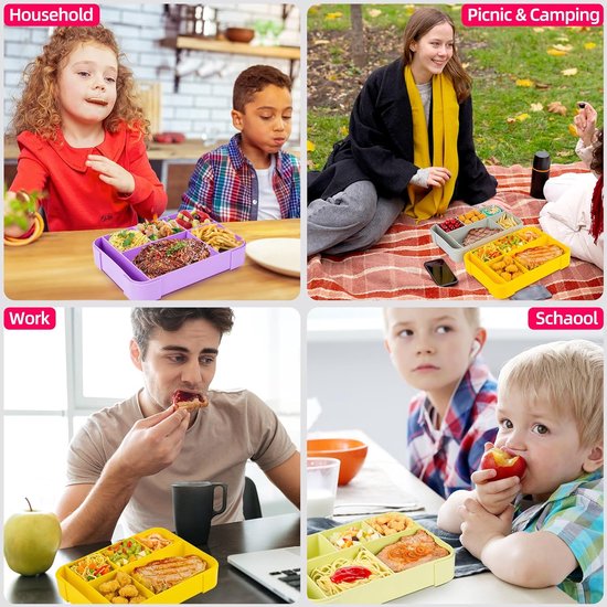 Frozen II Snackbox 3-teilig - Frische Bites Mit Anna Und Elsa Motiv