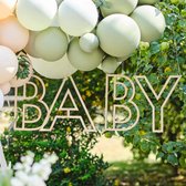 Botanical Baby Hanger | unisex | Voor Gender Reveal en Babyshower