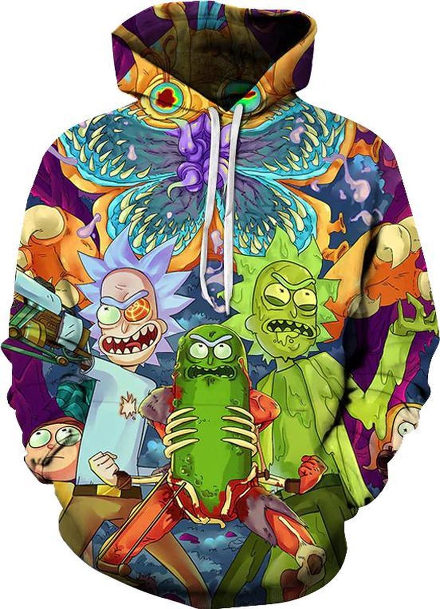 Rick and Morty Hoodie Pickle Rick bol