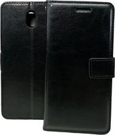 Bookcase Geschikt voor: Nokia 2.2 - Zwart - portemonnee hoesje