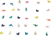 Badparels 30 stuks - Dieren figuurtjes - Verpakt in organza zakje - badparels voor kinderen - badparels voor in bad