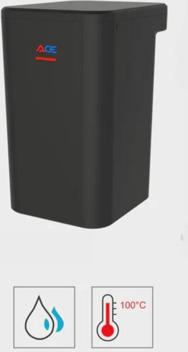 ACE BOIL - 4.4 Liter boiler - RVS - 3-in-1 kokend waterkraan - U-uitloop