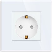 SmartinHuis - Enkelvoudig stopcontact - Wit