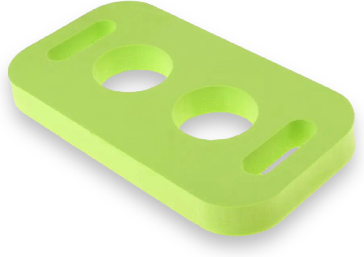 Zwem Noodles Accesoires Sterke Foam Plaat met 2 Gaten Groen
