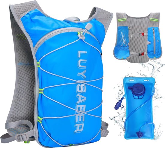 Gilet De Course Avec Poche Gilet De Course Reflection Avec Support Pour Tu00e9lu00e9phone Et LED HEN Sac A Dos Moto Homme