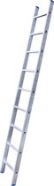 Alumexx enkele ladder - 9 Treden - Lengte 243 cm - Aluminium