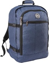 Handbagage-rugzak, 44 liter, lichtgewicht reisrugzak voor vliegtuigen, handbagage, 55 x 40 x 20 cm, robuuste en praktische rugzak, hoogwaardige handbagage