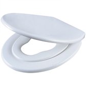 Familie Toiletbril met kinderzitje - Toiletdeksel WC-deksel met softclose en Quick release systeem