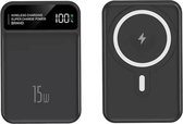 Powerbank Magsafe 20 000MAH - iPhone et Samsung - Chargement sans fil - Charge Quick - Zwart