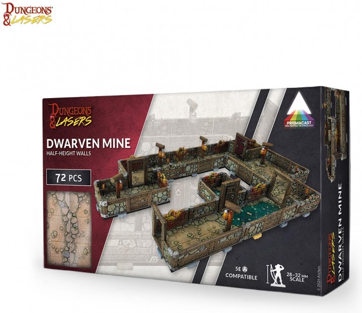 Dungeons & Lasers - Dwarven Mine Pre-painted