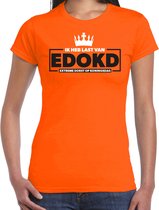 Bellatio Decorations Koningsdag shirt dames - extreme dorst op koningsdag - oranje - feestkleding XL