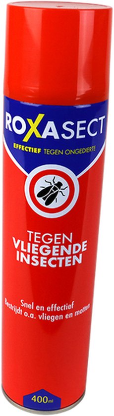 Roxasect spuitbus tegen vliegende insecten (1030468)- 5 x 400 ml voordeelverpakking