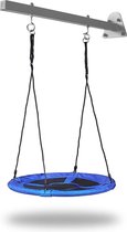 Swing barre de suspension 100cm - 5x5 cm - noir