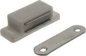 Magneetsnapper - Wit - 4kg - 45,5x15,5mm - Inclusief Sluitplaat