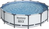 Bestway - Steel Pro MAX - Opzetzwembad inclusief filterpomp en accessoires - 427x107 cm - Rond