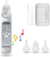 Gatson - Neusreiniger voor Baby's - Snoetenpoetsers - Neuszuiger - Neuspeer - 10 Melodietjes en Lichten - USB Oplaadbaar