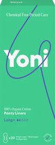 Yoni -  Protège-slips 100% coton bio - Long + - 20 pcs