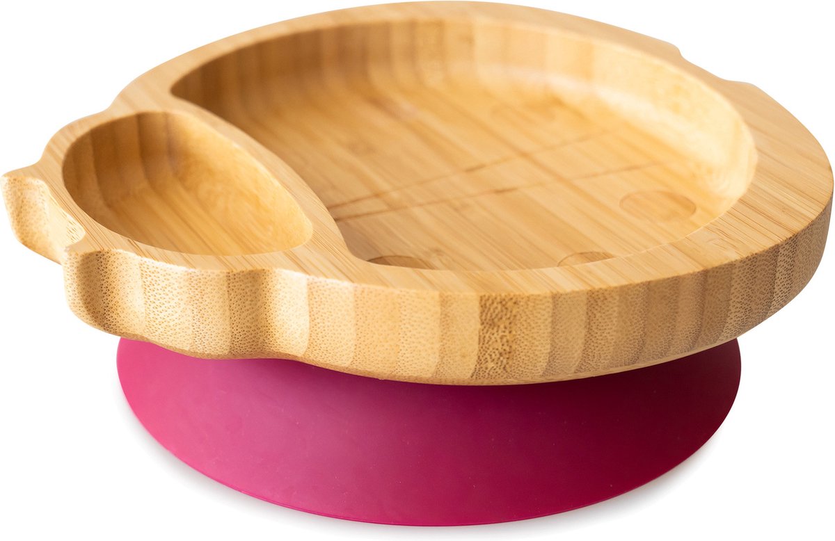 Goedkoopste Bamboe Lieveheersbeest Bord - Bordeaux Rood
