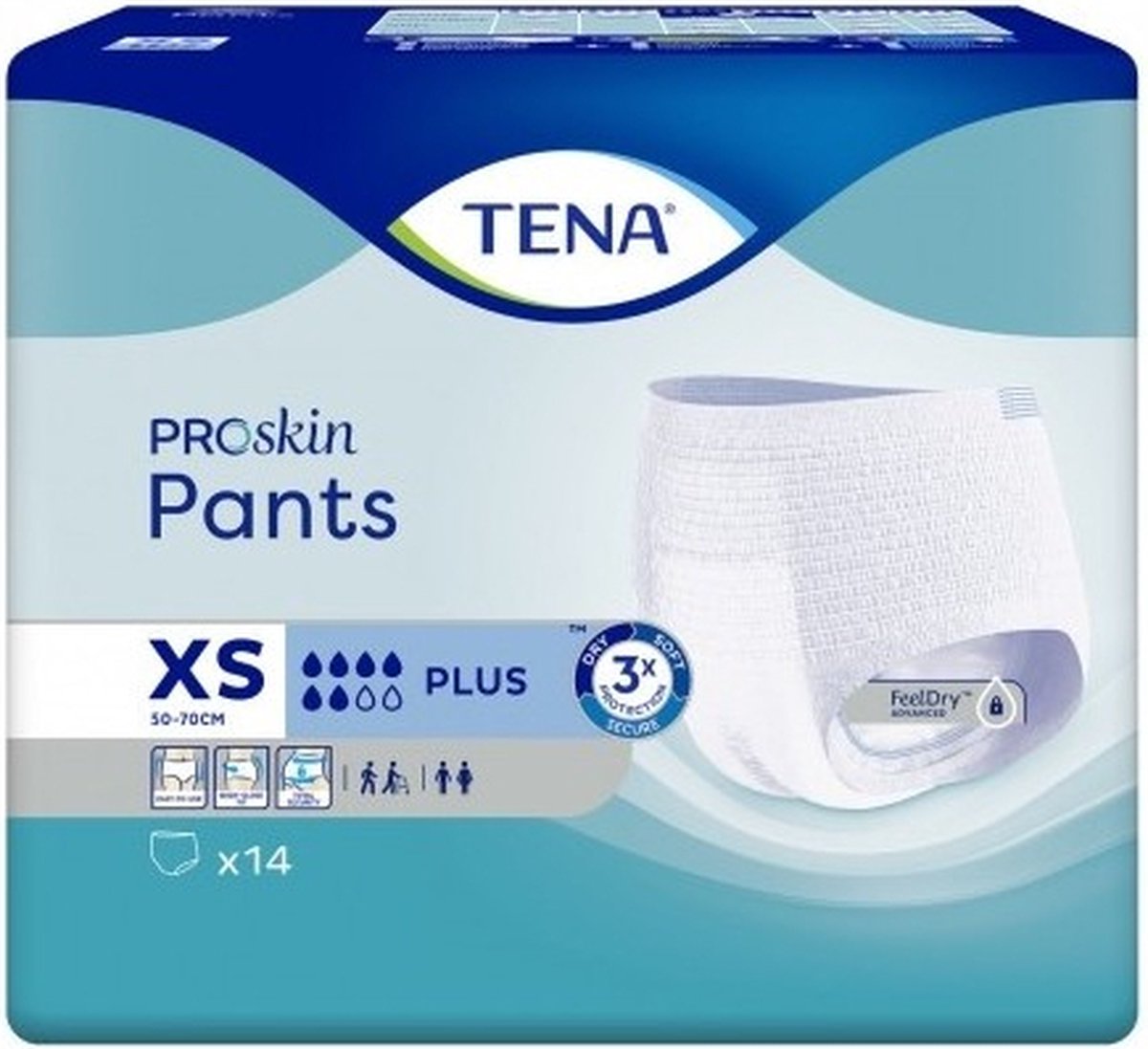 Tena Proskin Pants Plus XS - 8 pakken van 14 stuks