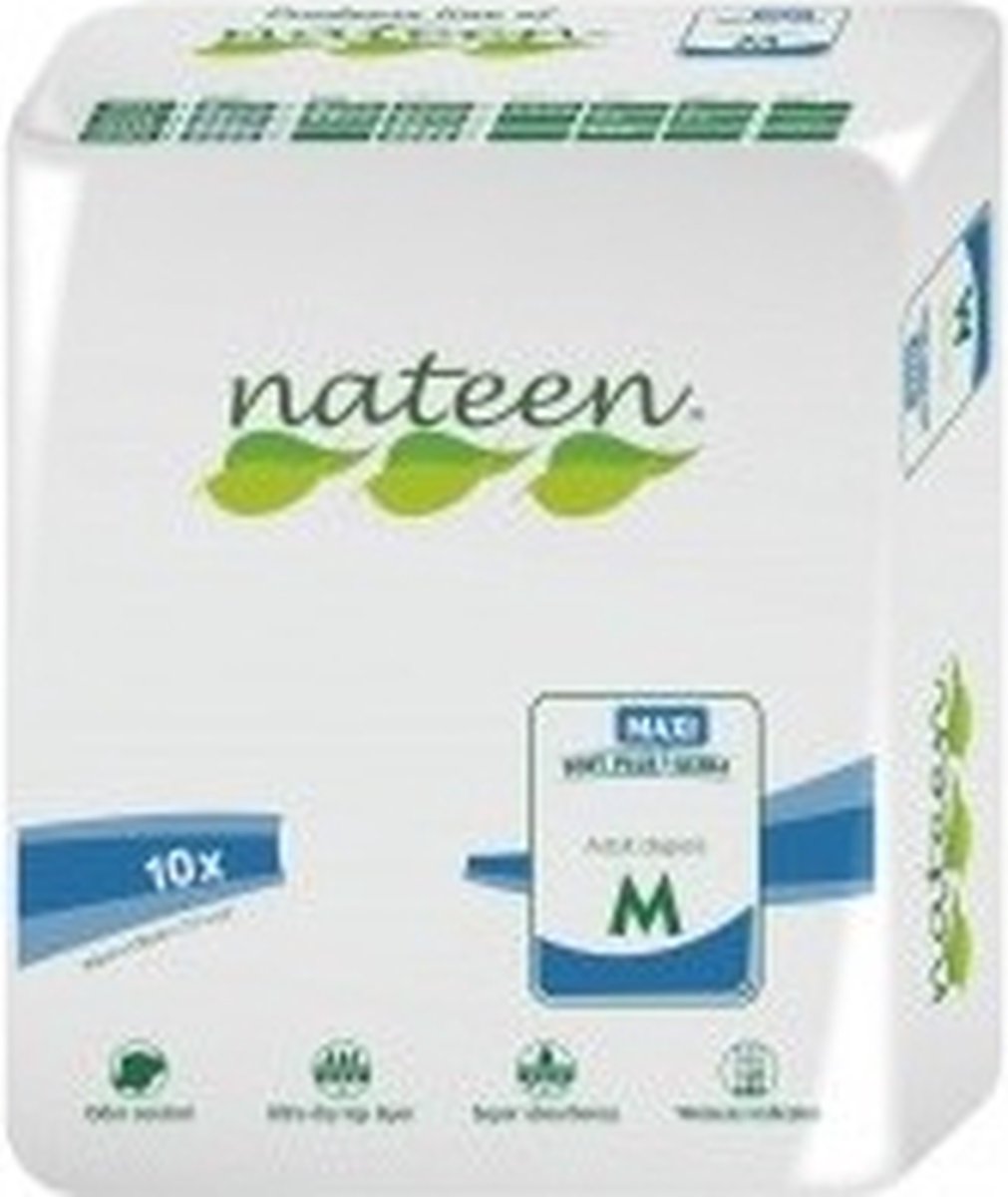 Goedkoopste Incontinentiebroekjes Nateen Flexi Maxi Medium - 1 pak van 10 stuks