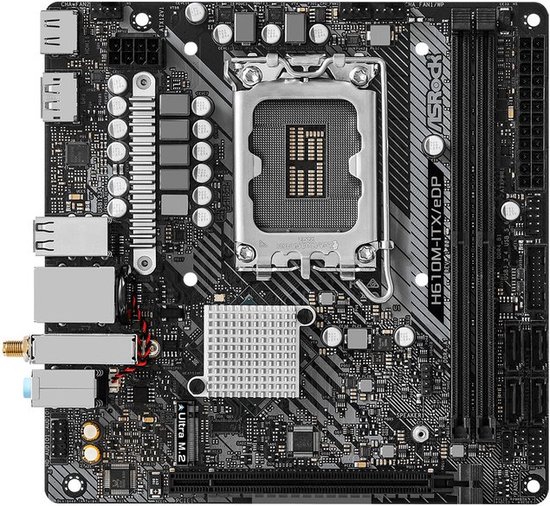 ASRock Moederbord H610M-ITX/eDP 1700 mITX HDMI/DP DDR4 retail