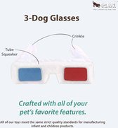 Hondenspeelgoed Holly Woof Cinema 3D bril van P.L.A.Y Pets hondenknuffel