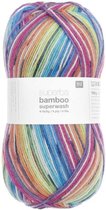 Rico Design Socks Bamboo Rainbow Sokkenwol - 100 gram - Classic