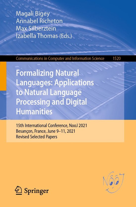 Springer Nature Proceedings Computer Science - Formalizing N ... - cover