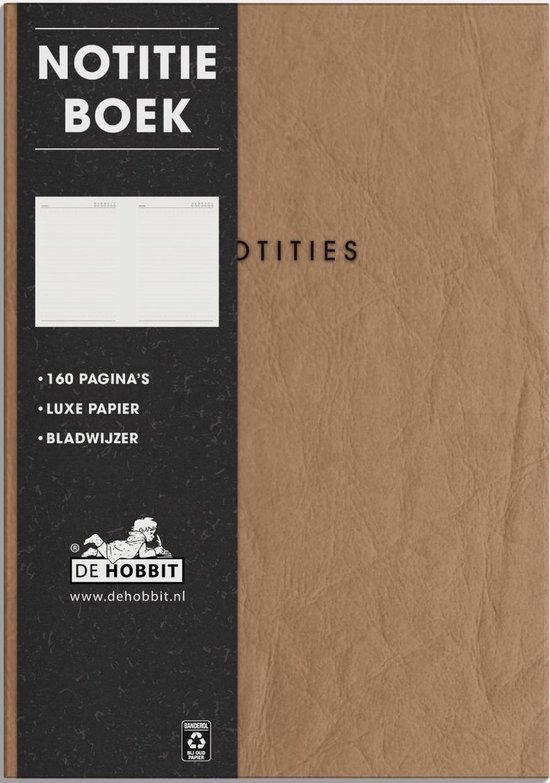 Hobbit - Notitieboek Flex - A5 (14,8 x 21 cm) - Washed craft