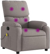 Massage stoel - 75 x 99 x 99 cm - Met massage/Taupe