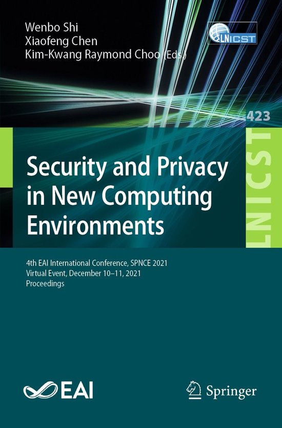 Springer Nature Proceedings Computer Science - Security and  ... - cover